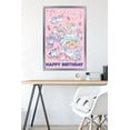 thumbnail image 6 of Hello Kitty and Friends - Happy Birthday Wall Poster, 22.375" x 34" Framed, 6 of 6