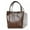 Dark Borwn, variant on Tote Bag for Women,Vegan Leather Shoulder Bag with Magnetic Closure,Waterproof Handbag Purse with Front Pocket for Work Travel Shopping Daily(Brown Bag)