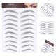 thumbnail image 3 of EeaseMX 12 hojas de pegatinas para tatuajes de cejas, transferencias de cejas, pegatinas para dar forma, 3 of 7