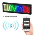 thumbnail image 1 of Luminous LED Badge Adjustable Brightness APP Bluetooth Display Luminous Badge Resolution 12 * 48, 1 of 7