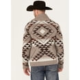 thumbnail image 4 of Cody James Men's Carson Southwestern Full Zip Chunky Sweater - CJFA24SW41-TAN XX-  US, 4 of 4