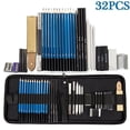thumbnail image 5 of ODOMY 32/35/42/48Pcs Professional Sketching Art Graphite Pencil Kit Graphite Charcoal Artist Sketch Tool Kit Drawing Set, 5 of 11