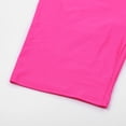 thumbnail image 4 of IDALL Yoga Shorts for Women Womens Shorts Fitness Solid Color Yoga Booty Shorts Running Gym Workout Shapewear Tummy Control High Waisted Shorts Women Hot Pink XL, 4 of 8
