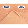 thumbnail image 4 of American Soft Linen, Slip Reducer Bath Rug, 100% Cotton 17x24 inches, Soft Absorbent Bath Mat Rugs, Malibu Peach, 4 of 7