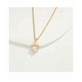 thumbnail image 2 of Collar  Zircón Corazón Mujer Dije Cadena Oro 18k, 2 of 4