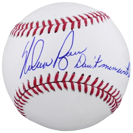 Torre Autographed Baseball - Nolan Ryan Texas Rangers Fanatics Authentic Autographed Baseball with Don't Mess With Texas Inscription - No Size