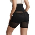 thumbnail image 6 of Summer Savings Clearance Shapewear Qonioi Shapewear for Women Body Shaper for Women Zipper Open Bust Bodysuit Waist Trainer Body Shaper with Open Crotch Black XXXL, 6 of 7