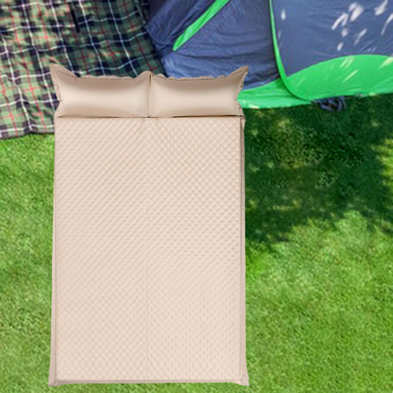 simhoa Automatic Inflatable Mattress, Self Inflating Air Mattress, Waterproof Lightweight Inflatable Bed for Tent Backpacking Hiking for 2 Person