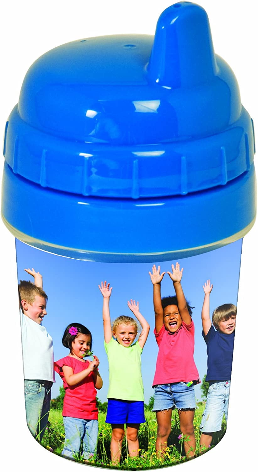 Thermo-Temp 5 oz. Personalized Toddler Sippy Cups in Blue - Pack of 24