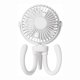 thumbnail image 1 of Handheld Portable Fan with Flexible Stand (White), 1 of 5
