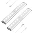 thumbnail image 1 of Stick-on Anywhere, luz LED inalámbrica portátil, luces para debajo del gabinete, sensor de movimiento de 10 led, luz nocturna activada, batería recargable MAG Afortunado Sencillez, 1 of 5