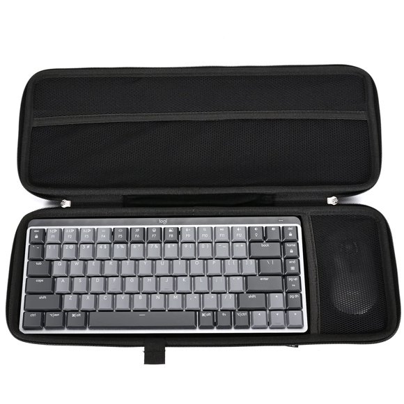 Funda rígida para miniteclado Logitech MX Keys, color negro