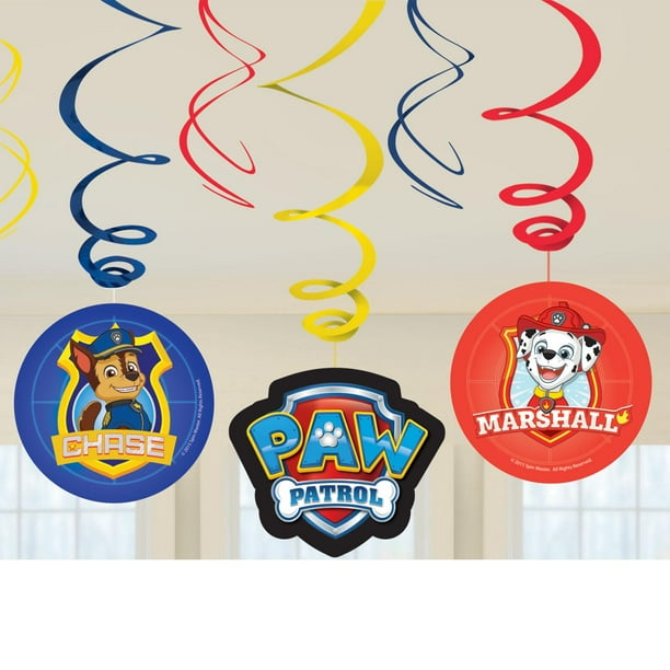 Paw Patrol Streamers Pack of 6 Walmart