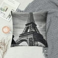 thumbnail image 2 of Orinice Eiffel Tower Graphic Decorative Cushion Throw Pillow Cover for Home Living Room 22x22in, 2 of 5