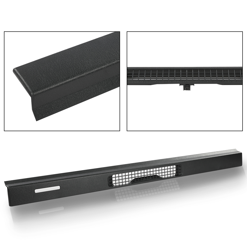 PIT66 Dash Top Cover Fit for Wrangler TJ Jeep 1997-2006 Defrost Vent Bezel Trim Black 55037036