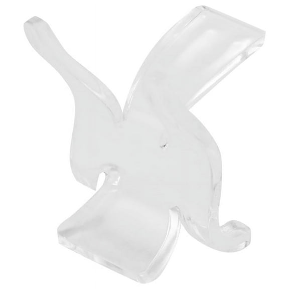 25 Pieces Acrylic Display Holder Clear Plastic Display Easel Stands Acrylic Display Easel Holders for Rock Mineral