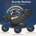 thumbnail image 4 of Massage Chair Full Body, Zero Gravity Massage Chair with 10 Fix Rollers, Heating, Foot Massage, Auto Modes, Bluetooth Speaker, Touch Screen Controller, 4 of 9