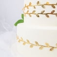 thumbnail image 6 of BalsaCircle 67 feet Gold Leaf Ribbon Trim Artificial Vines Craft Leaves, 6 of 8