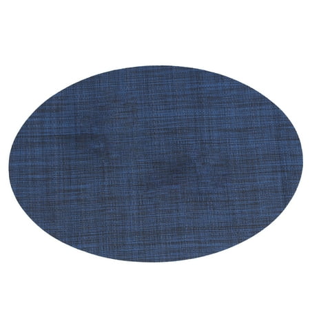 

Meizhencang Oval Anti-slip Heat Insulation Bowl Cup PVC Mat Coaster Dinning Table Placemat