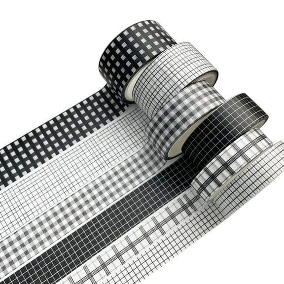 Tape Set, 6 Rolls, Decorative Tape, Journaling Tape, Decorative Tape for Crafts, Decorative Craft Washi Masking TapeStyle:Style 2;