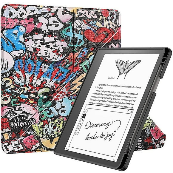 For Kindle Scribe 10.2 Inch 2022 Release Multi-folding Stand Leather Cover