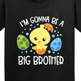 thumbnail image 4 of Inktastic Easter I'm Gonna Be a Big Brother with Green and Blue Eggs Youth T-Shirt, 4 of 5