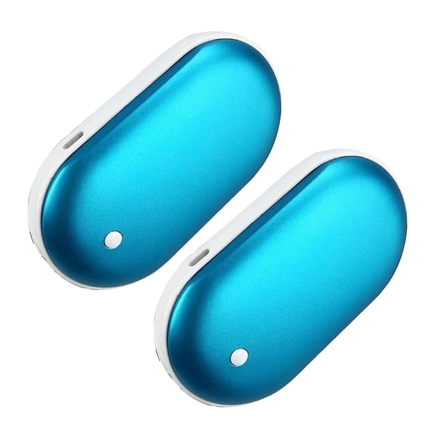 2 Pack Rechargeable Hand Warmers Usb Power Bank Electric Pocket Heater Warmer zhangyuxiang LED