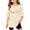 Beige, variant on ZHOGXU Children Kids Girls T Shirt Short Sleeve Round Neck Letter Print Oversized Comfortable Basic Tees Top For Casual Daily Wear,Red,11-12 Years