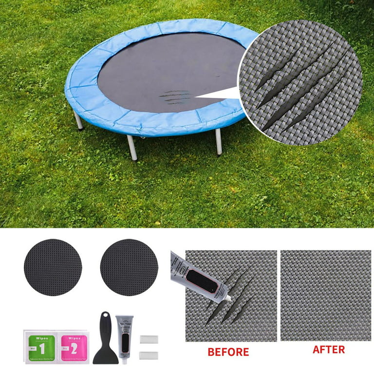 Tiitstoy Round Trampoline Patch Repair Kit To Repair Holes Or