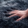 thumbnail image 5 of YEERSWAG Shag Area Rug, 5 x 8 ft Ultra Soft Fluffy Area Rug for Living Room Bedroom Indoor Carpet, Dark Blue, 5 of 9