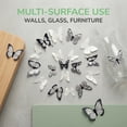 thumbnail image 7 of Unique Bargains 90 PCS Butterfly Wall Decals for Home Decoration White Balck 3.1" x 2.6", 7 of 7
