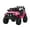 Rose Red, variant on Luku 12V Kids Electric Ride-On Truck, Parent Remote Control, Dual Doors, One-Button Start, 2 Speeds, MP3/AUX/USB/Bluetooth, LED Lights, Spring Suspension, 2-Hour Run, Ages 3-6, 44 lbs Max