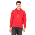 thumbnail image 1 of The Bella + Canvas Unisex Poly-Cotton Fleece Pullover Hoodie - RED - S, 1 of 3