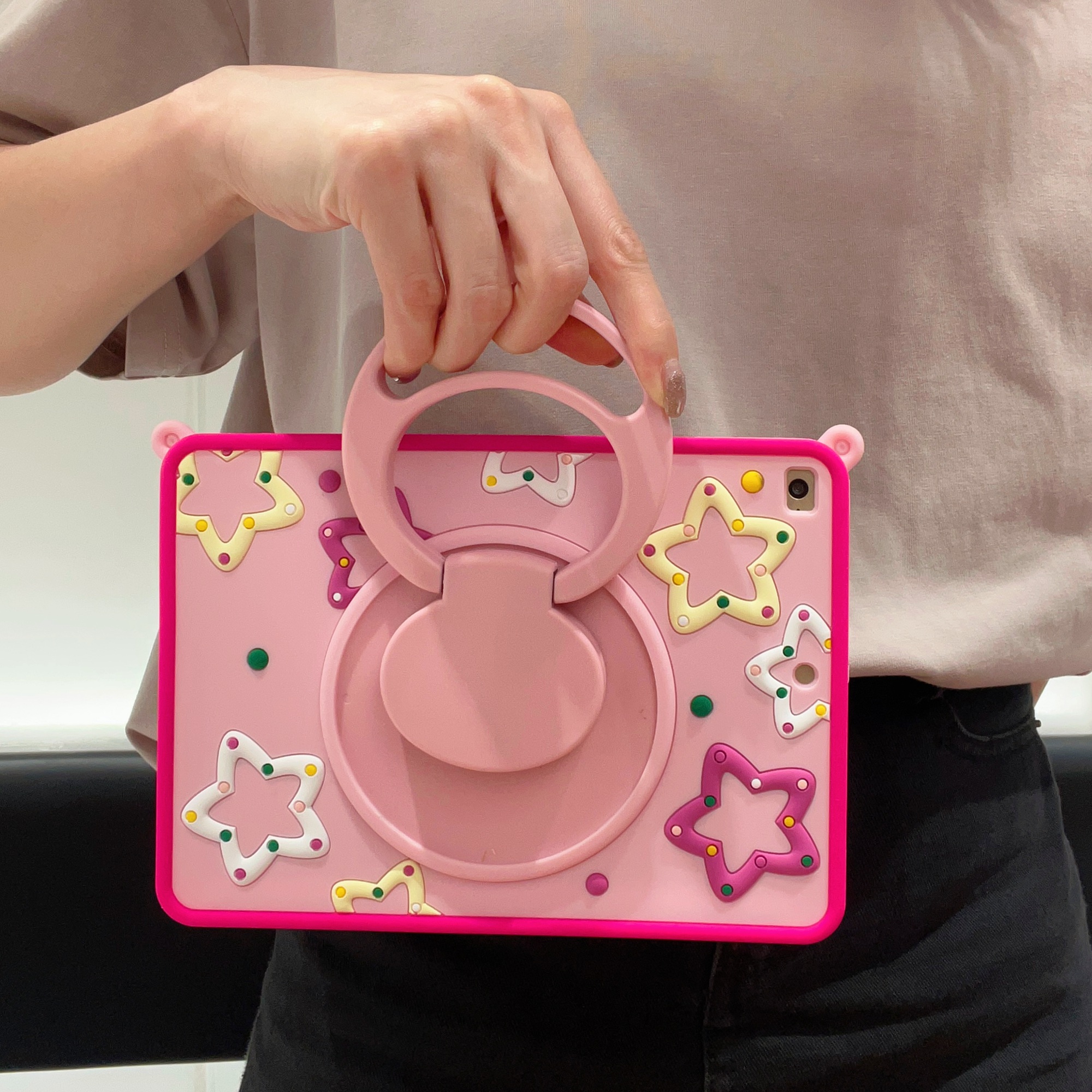Custodia Kawaii Per IPad 10ª Gen (2022) E 11ª Gen (2025) 11 Pollici - Cover Sirena 3D Con Tracolla Regolabile E Supporto Rotante, Morbido Silicone Per Ragazze