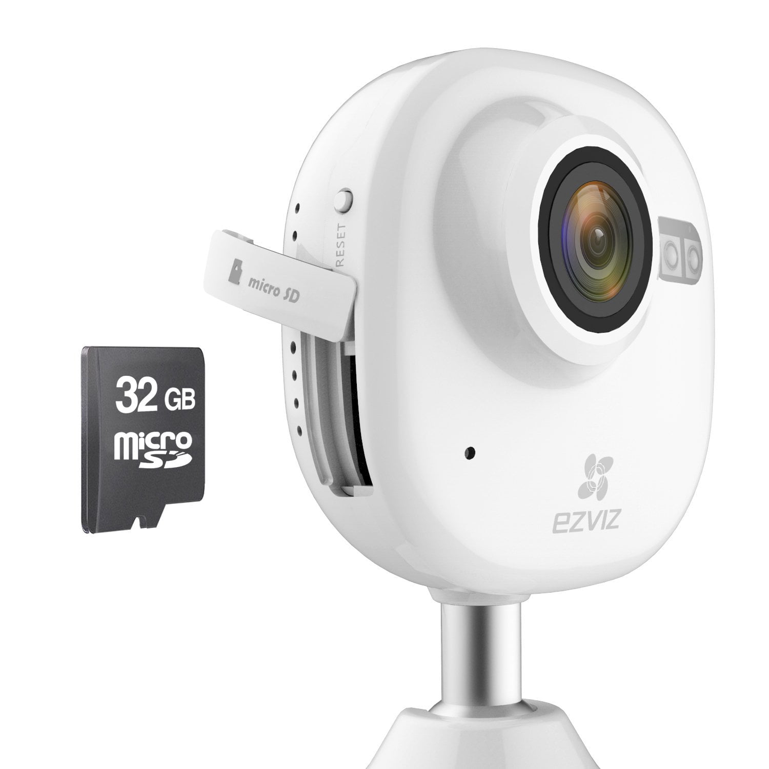 EZVIZ Mini Plus 1080p Wireless Wifi Indoor Security Camera with 32GB EZVIZ Mini Plus 1080p Wireless Wifi Indoor Security Camera with 32GB MicroSD White Walmart