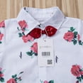 thumbnail image 3 of ZAXARRA Boy's Clothing Set, Printed Shirt and Shorts Two-piece Suit, 3 of 5