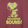 thumbnail image 3 of Peanuts - Halloween Bound Glow In The Dark - Women's Lightweight French Terry Long Sleeve Shirt, 3 of 6