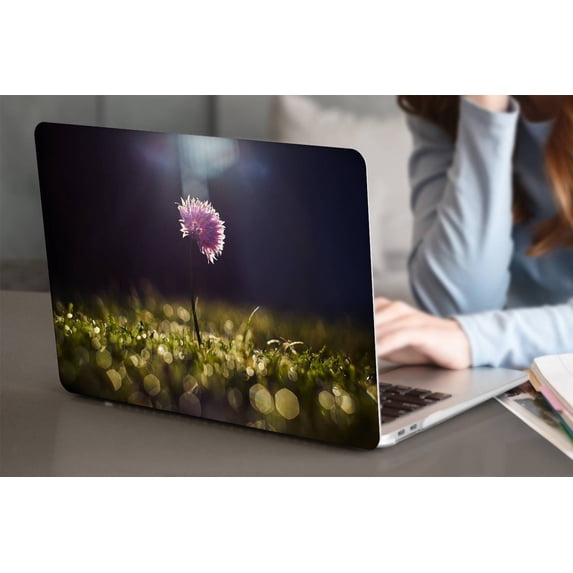 KSK KAISHEK Compatible MacBook Pro 13" Case 2012 - 2015 Release Model A1425 or A1502, Plastic Hard Case + Black Keyboard Cover, Flower 0068