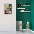 thumbnail image 6 of Epic Graffiti 'Yellow Poppies And Gold Fish'  by St Hilaire Elizabeth Canvas Wall Art, 18" x 26", 6 of 8