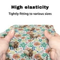 thumbnail image 7 of COEQINE Highland Cow Medical Products Rollator Walker Seat & Back Cover Floral Adjustable Rollator Walker Accessories Seat Cushion for Women Gifts for Women Friends, 7 of 7