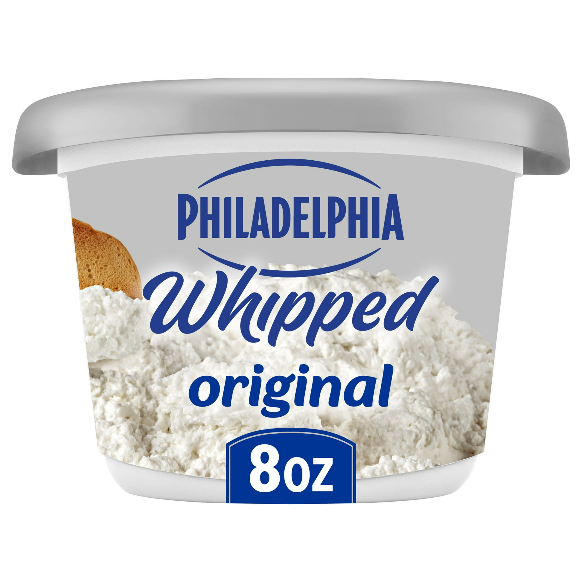 Philadelphia Whipped Cream Cheese Spread, 1 Tub, for Smooth, Spreadable Mornings, Original, No Artificial Preservatives, Flavors or Dyes, 8 oz