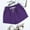 Purple, variant on zanvin Shorts for Women, Women's Solid Casual Loose Pockets Lacing Drawstring Short Pants