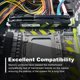 thumbnail image 4 of Yongxinsheng Ddr3 8Gb Desktop Ram 1600Mhz Pc3-12800 Udimm Non-Ecc Unbuffered 1.5V 2Rx8 Dual Rank 240 Pin Cl11 Pc Módulo De Actualización De Memoria De Computadora (Negro), 4 of 5