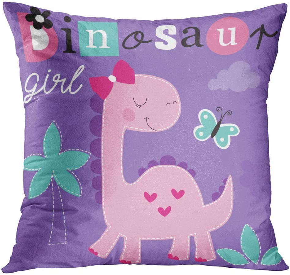 Cartoon Dinosaur Pillow Cover Home Decoration Cushion Cover Printed Pillow 