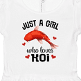 thumbnail image 4 of Inktastic Just A Girl Who Loves Koi Fish Girls Baby Dress, 4 of 5