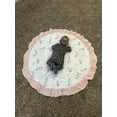 thumbnail image 6 of Lush Decor Pixie Fox Baby Round Ruffle Play Mat Pink/Gray Single 35'' Diameter With 3'' Ruffle, 6 of 6