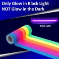 thumbnail image 3 of Neon Gaffer Cloth Tape, Durable Waterproof Material, For Crafting And Party Decoration, Glows Under UV/Black Light, Easy To Remove Without Residue, 6 Fluorescent Colors 0.6 Inch, 3 of 5
