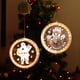 thumbnail image 2 of 1pc 16cm / 6.3in Decoración de Navidad Luz LED Colgante Luz colgante 3D, 2 of 8