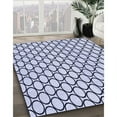 thumbnail image 2 of Ahgly Company Indoor Round Patterned Lavender Blue Area Rugs, 5' Round, 2 of 6