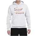 thumbnail image 2 of Wild Bobby Retro Cheer Mom Girl Sports Unisex Graphic Hoodie Sweatshirt, White, 3X-Large, 2 of 5